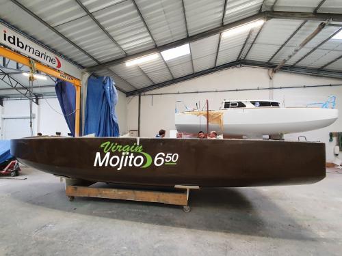 Le Mojito 650 04 : vue de la coque en lin