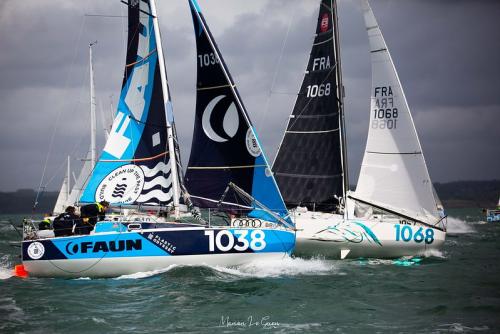 Le Maxi 650 Faun et le MX3 P&eacute;n&eacute;lope Pussycat !cr&eacute;dit photo : Manon LE GUEN