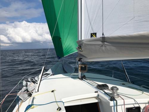 Dernier bord de spi avant les Scilly