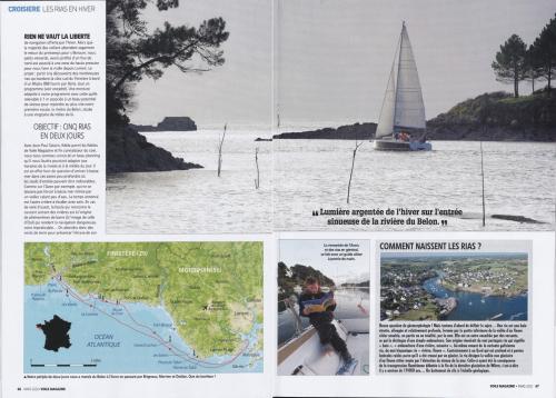 Un Mojito 888 dans les rias bretonnes - Voile Magazine f&eacute;vrier 2022